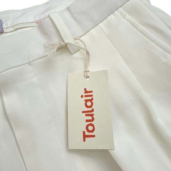 Toulair No.1 / the Vritti Trouser White Relaxed Trouser Womens size 29 - Picture 5 of 9